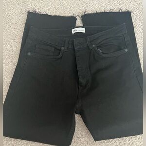 Zara Crop flare jeans